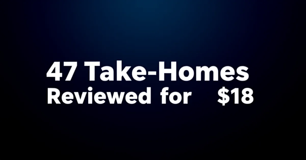Abstract tech illustration: 47 Take-Homes Reviewed for $18: The Hiring Step Nobody