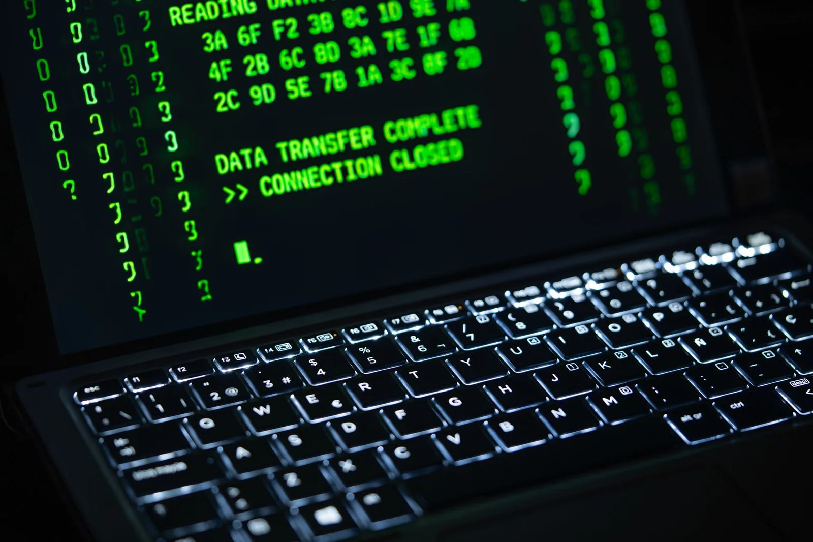 Developer reviewing AI agent security configuration on terminal with credential vault warnings
