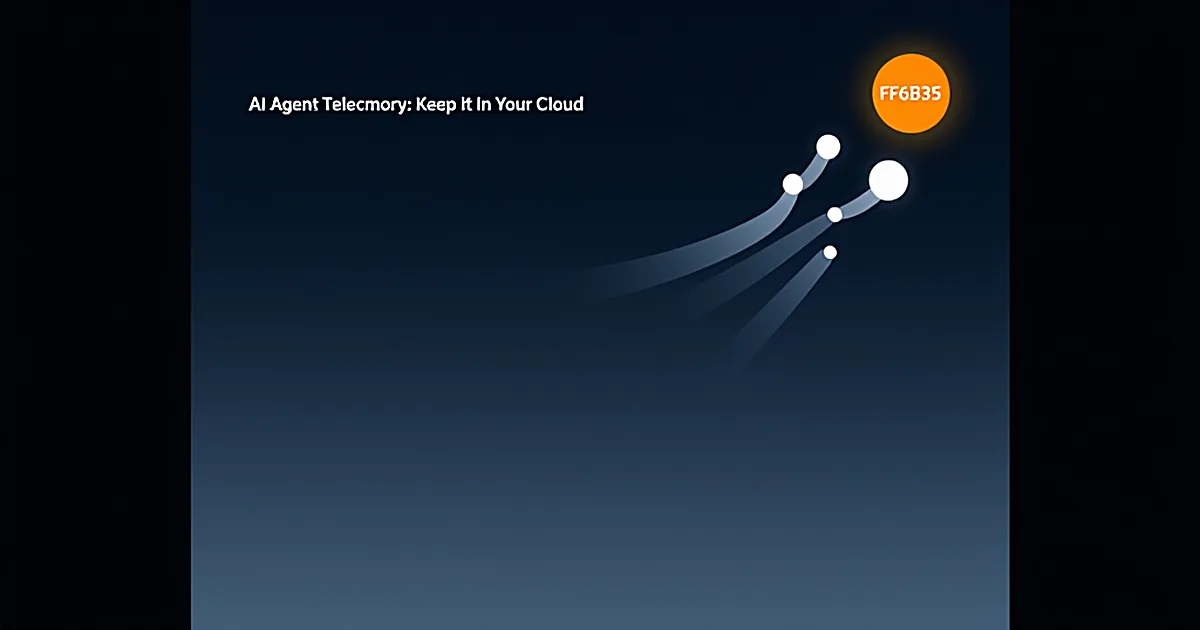 Engineer monitoring AI agent telemetry dashboards on multiple screens in a cloud data center