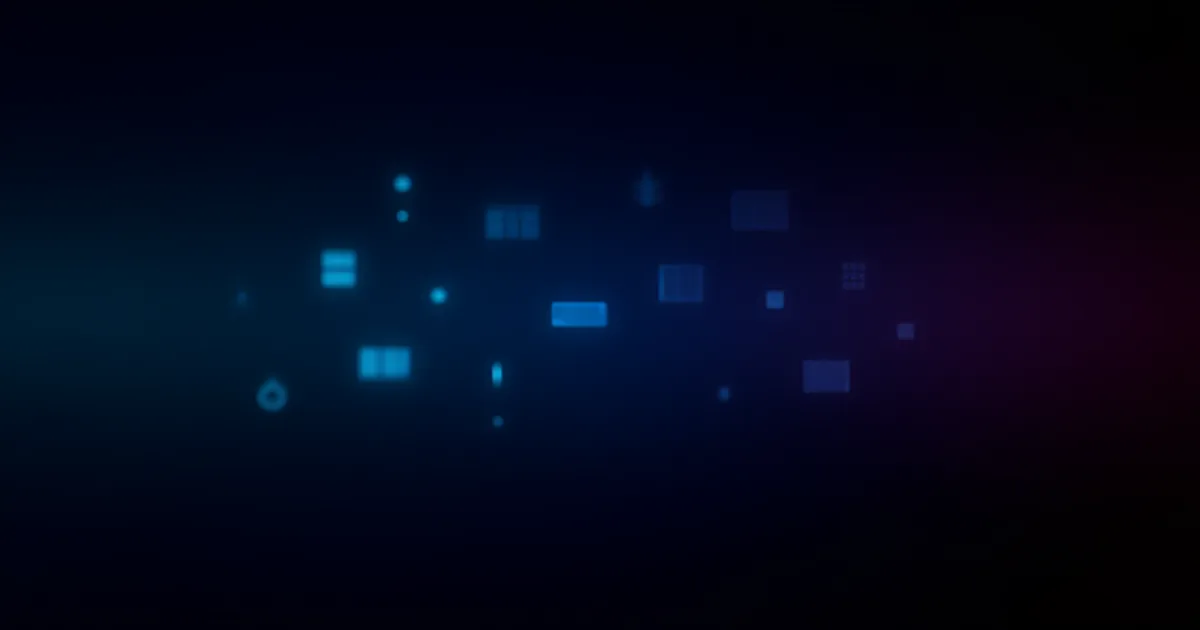 Abstract tech illustration: Consumer AI's Cost Problem: Build for the Workflow Instead