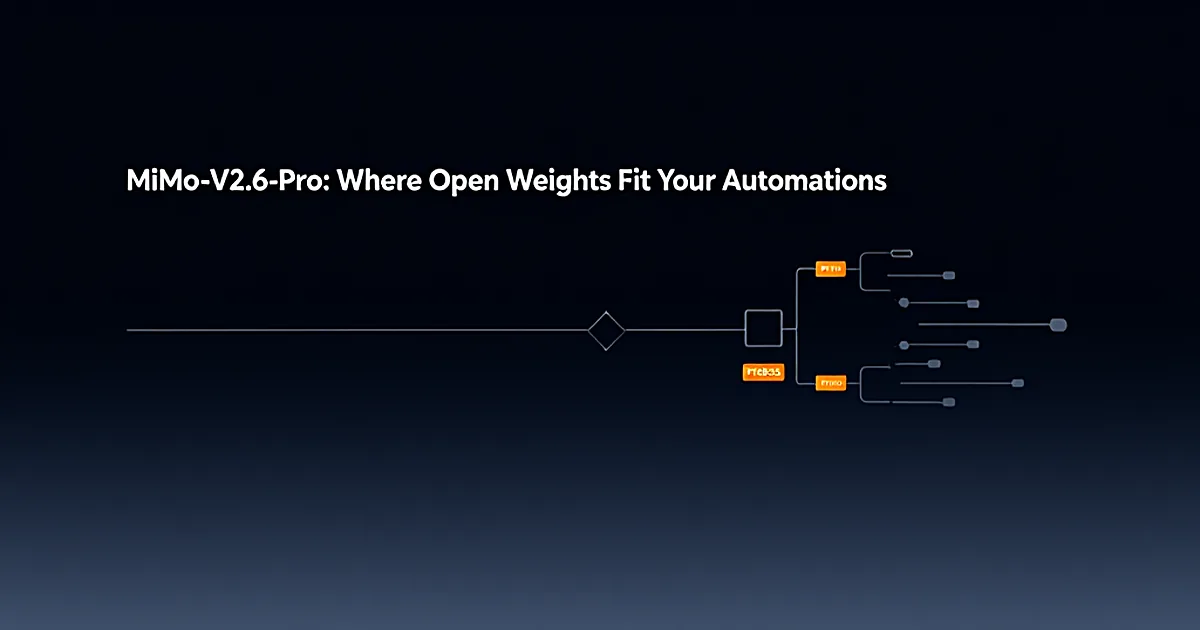 Developer working on a laptop with code on screen, evaluating open-weights AI models for workflow automation