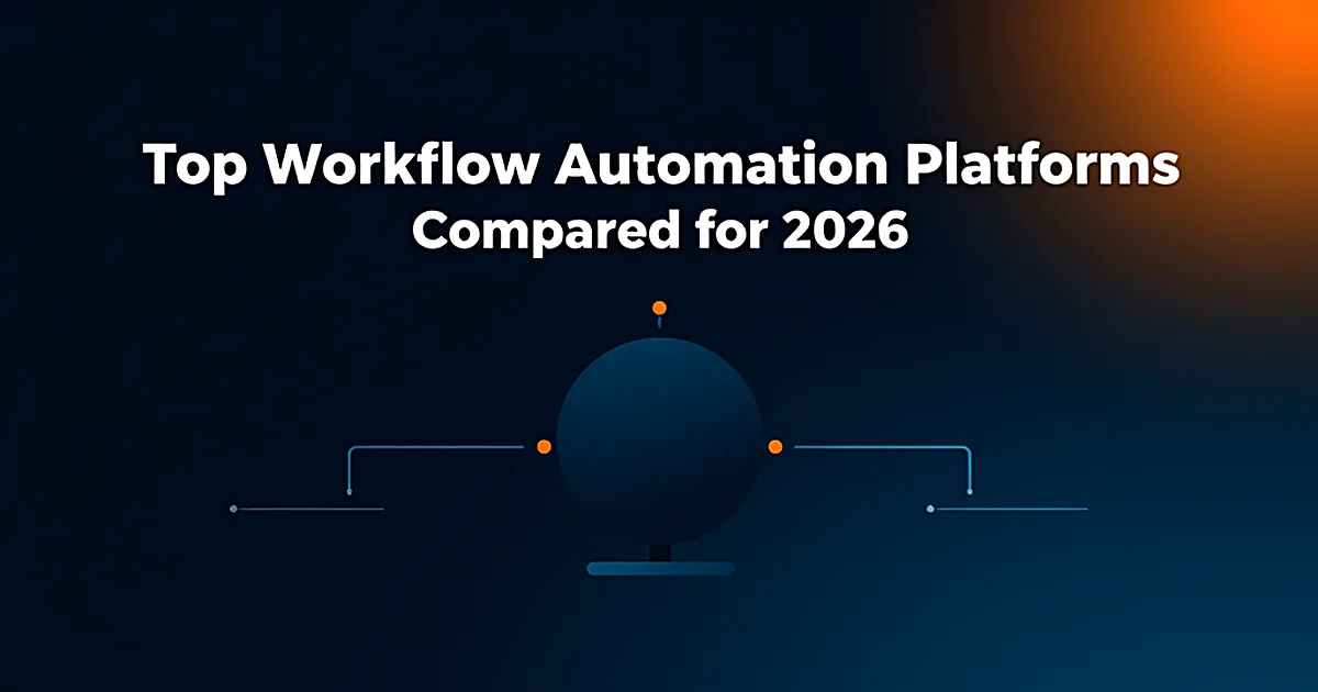 Developer comparing workflow automation dashboards on a laptop with multiple connected app icons
