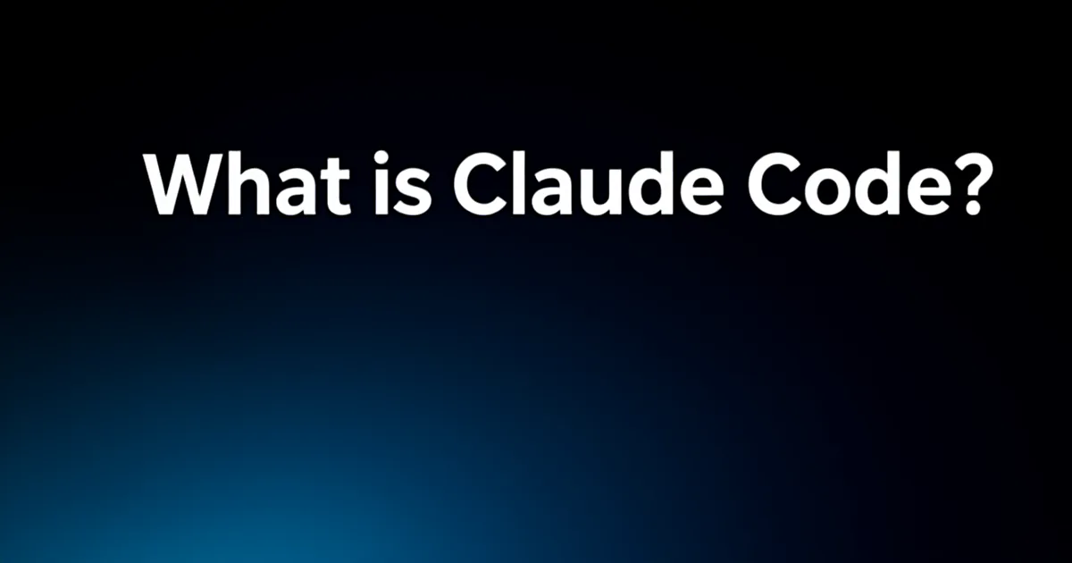 Abstract tech illustration: What is Claude Code? The $200 Agent That Replaced My